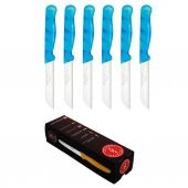 Solingen Mermer Desen Meyve Bıçağı 6lı MAVİ - 2