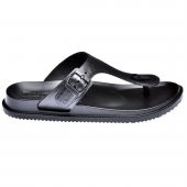 Polaris 400330.M Plaj Havuz Erkek Parmak Arası Terlik Siyah - 3