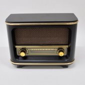 Nostaljik Radyo Şarjlı Pil+Adaptörlü Siyah İstanbul Model - 2