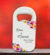 Kişiye Özel Küçük Açacak Magnet 4.5x 9cm 30 Adet Söz, Nişan, Nikah Hatırası - 1