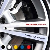 Honda Civic için Kapı Kolu ve Jant Sticker (10 Adet) - 5