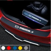 Mazda3 için Karbon Bagaj ve Kapı Eşiği Sticker Seti - 1
