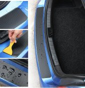 Mazda3 için Karbon Bagaj ve Kapı Eşiği Sticker Seti - 4
