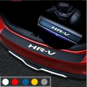 Honda HRV için Karbon Bagaj ve Kapı Eşiği Sticker Seti - 1