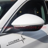 Ford Courier için Kalp Atışı Ritim Oto Sticker (2 Adet) - 2