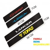 Renault Modus için Karbon Kapı Eşiği Sticker ( 4 Adet ) - 2