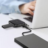 Baseus Casper Excalibur Uym Type-C USB Çoğaltıcı Adaptör, 4 USB - 3