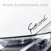 Kia Sportage için Sports Mind Oto Sticker - 2