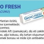 GANO FRESH DİŞ MACUNU kargo bedava - 2