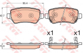 KİA CEED 2013- ARKA FREN DİSK BALATASI TRW  GDB3585 - 1