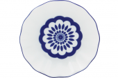 Porland Penç Serisi 11cm Porselen Çay Tabağı Mavi - 1