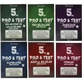 Bilfen 5. Sınıf Pro & Test Soru Bankası Seti 6 Kitap - 1