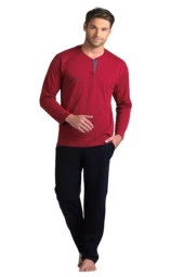Pierre Cardin Erkek Uzun Kollu Pamuklu Pijama Takımı 5454 - 1