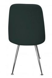 Fransız Pamuklu Nefti Yeşili Retro Sandalye Kılıfı - 3