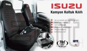Isuzu NLR-NNR Koltuk Kılıfı Orj. (Siyah-Siyah)2011-2017 Model - 1