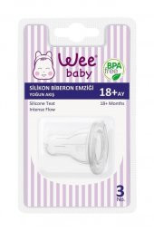 WEE 822 BİBERON EMZİĞİ SİLİKON NO:3 - 2