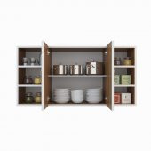 Kenzlife hazır mutfak hora32 cvz 060*120*32 mutfak banyo dolabı kapaklı raflı - 1