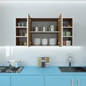 Kenzlife hazır mutfak hora32 cvz 060*120*32 mutfak banyo dolabı kapaklı raflı - 4