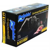 Dolphin Pudrasız Siyah Nitril Eldiven Orta Boy (M) 100 Lü Paket - 5