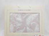 Karaca Home Fronda Mürdüm Çift Kişilik Yatak Örtüsü - 3