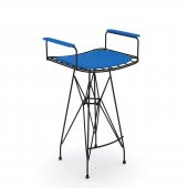 Knsz kafes tel bar taburesi 1 li artis syhmvi kolçaklı ofis cafe bahçe mutfak - 1