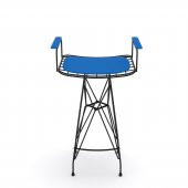 Knsz kafes tel bar taburesi 1 li artis syhmvi kolçaklı ofis cafe bahçe mutfak - 2