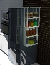 WHiTE AND WOOD BUZDOLABI YANI RAFI - TEREK thumbnail 3