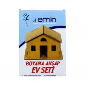 Ahşap Boyama Ev MİNİ Ahşap Boyama ÖLÇÜLERE DİKKAT - 1