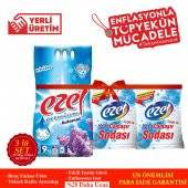 Ezel Premium Beyazlar Ve Renkliler 9 KG Deterjan 4 Adet soda hediyeli artı 6 lı soda paketi - 1