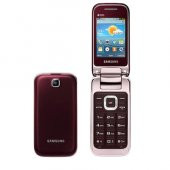 Samsung C3510 Bordo Kapaklı Tuşlu Kameralı Çift Hatlı Cep Telefonu - 1