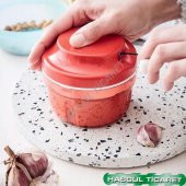 Tupperware SÜPER ŞEF MANUEL DOĞRAYICI MUTFAK ROBOTU KIRMIZI - 4