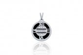 Diamond Line-Gülaylar - Beyaz Altın 14 Ayar Koleksiyon Kolye Ucu - 1