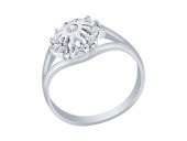 Diamond Line-Gülaylar - Beyaz Altın 14 Ayar Koleksiyon Yüzük - 1