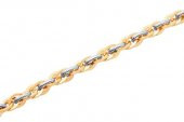 Diamond Line-Gülaylar - Altın 14 Ayar Hollow Bileklik - 1