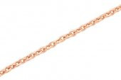 Diamond Line-Gülaylar - Kırmızı Altın 14 Ayar Hollow Bileklik - 1