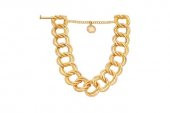 Diamond Line-Gülaylar - Sarı Altın 22 Ayar Hollow Bileklik - 1