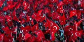 Türk Bayrak - Türk Bayrağı Alpaka Kumaş (70X105,100X150, 150x225) - 7