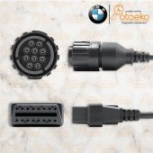Bmw 10 Pin - Obd2 Dönüştürücü Kablo Motosiklet İçin Motorscan Elm327 - 3