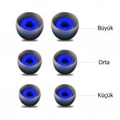 Tüm Telefon Kulaklıkları İçin Uygun Renkli Kulaklık Silikonu - 3