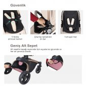 Huggy Egg 6 İn 1 Travel Sistem Bebek Arabası - 6