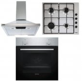 Siemens - Altus Shine Steel Üçlü Ankastre Set ALA (182 GID HB010FBR1T ALA 520) - 1