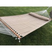 Bilen Hamak Kumaş Hamak Yastıklı 150 cm.Sütlü Kahve - 1