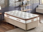 Niron Queen 90x190 cm Tam Ergonomik Pedli Lüks Yatak Tek Kişilik Orta Sert Özel Yatak - 1