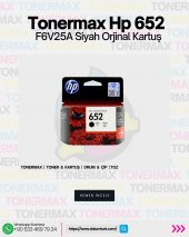 Hp 652 F6V25A Siyah Orjinal Kartuş / HP Ink Advantage 3835 Siyah Kartuş - 1