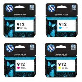 HP 912 CMYK Orjinal Set Kartuş - 1