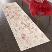 Halı Home Halı Gamze 1307 Beyaz En 120cm Tüm Ebatlarda Yolluk Halı - 1