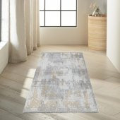 Halı Home Halı Blossom Koleksiyonu 13405 Gri Saçaklı Halı - 3