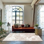 Halı Home Halı Gaspara Koleksiyonu 14505 Bej Saçaklı Halı - 1