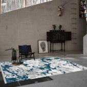 Halı Home Halı Blossom Koleksiyonu 13602 Gri Saçaklı Halı - 2