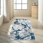 Halı Home Halı Blossom Koleksiyonu 13602 Gri Saçaklı Halı - 3